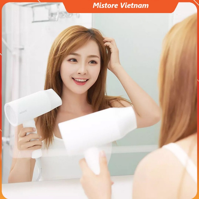 Máy sấy tóc bổ sung ion âm Xiaomi SHOWSEE A2-W 1800W cao cấp Chống Xù Rối Khô Tóc