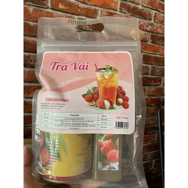 Set Nguyên Liệu Tự Nấu: Trà Sữa Phúc Long, Thái Xanh, Matcha, Olong- Ăn Vặt 492