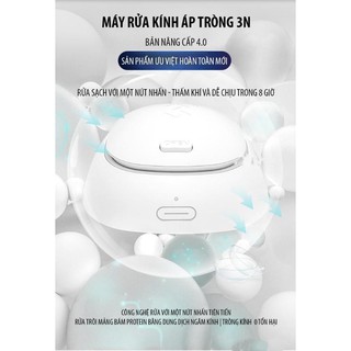 Máy rửa Lens kính áp tròng 3N cao cấp vision mới - King Garden