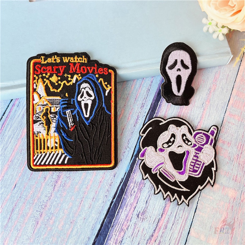 ☸ Sticker Ủi Thêu Hình Kinh Dị ☸ 1 Sticker Ủi Thêu Hình Huy Hiệu