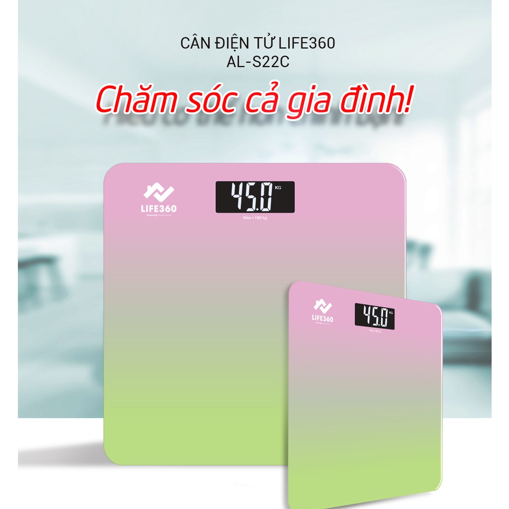 Cân sức khỏe Life360 AL-S22C