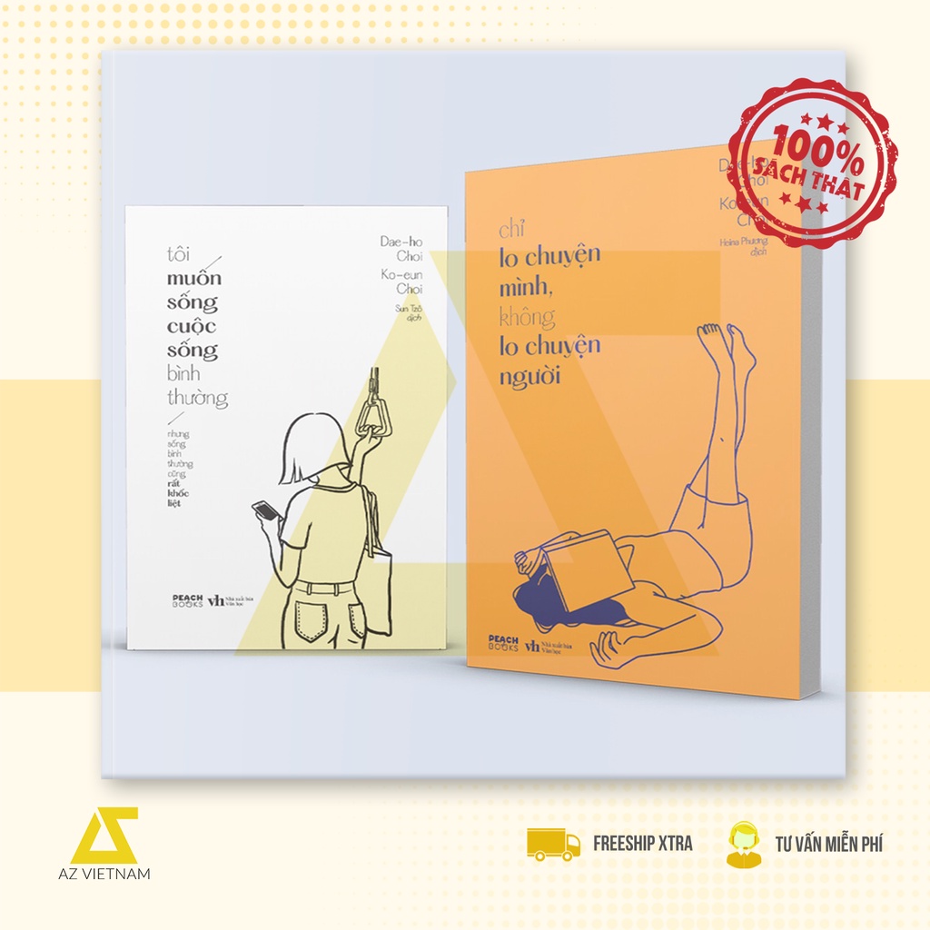 Sách - Combo: Tôi Muốn Sống Cuộc Sống Bình Thường + Chỉ Lo Chuyện Mình, Không Lo Chuyện Người