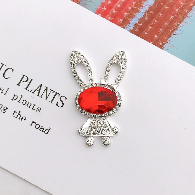 1 Giày Sandal Đế Xuồng Đính Đá Kim Cương Hình Thỏ Thời Trang Cho Nữ
