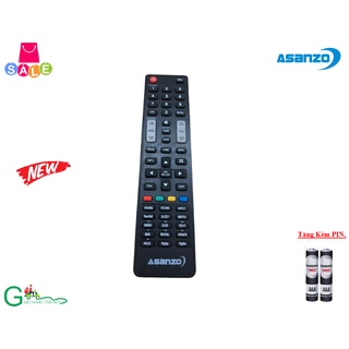 Remote Điều khiển từ xa dành cho tivi Led Asanzo -Hàng chất lượng tốt-Mới 100%.Tặng kèm PIN