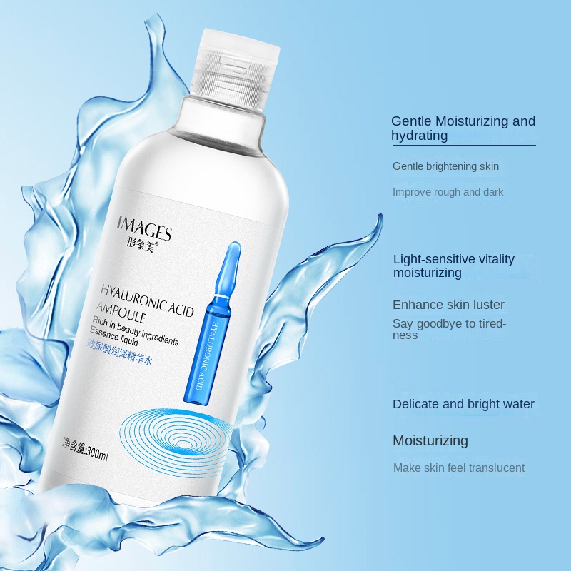 Toner Tinh Chất Vàng Nicotinamide / Hyaluronic Acid 2 Công Thức Dạng Ấn 500ml