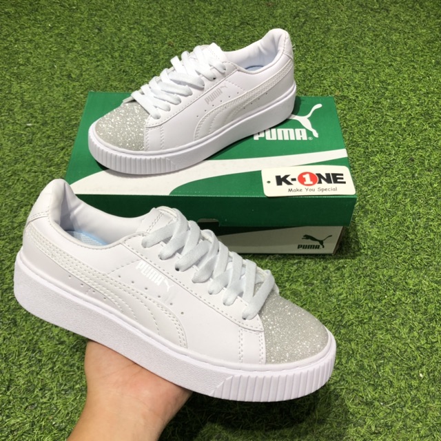 [FREE SHIP+QUÀ] Video Giày Sneaker Trắng nhũ đủ màu