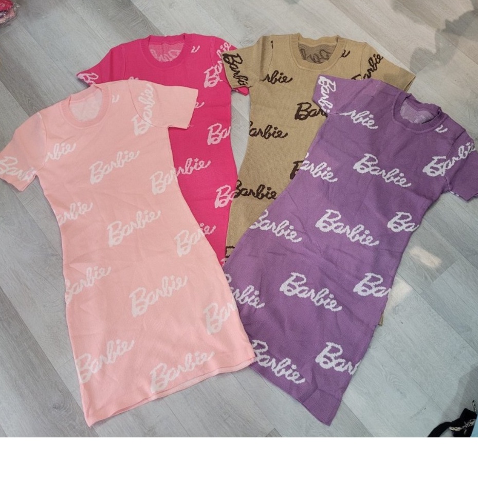 ĐẦM BODY BARBIE TAY LEN DỆT THÁI LAN