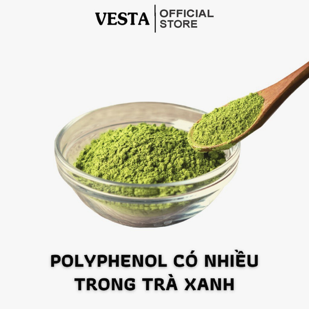 Bột Trà Xanh - 𝑭𝒓𝒆𝒆𝒔𝒉𝒊𝒑 - Bột Matcha Trà Xanh Nguyên Chất Vesta 100gr | BigBuy360 - bigbuy360.vn