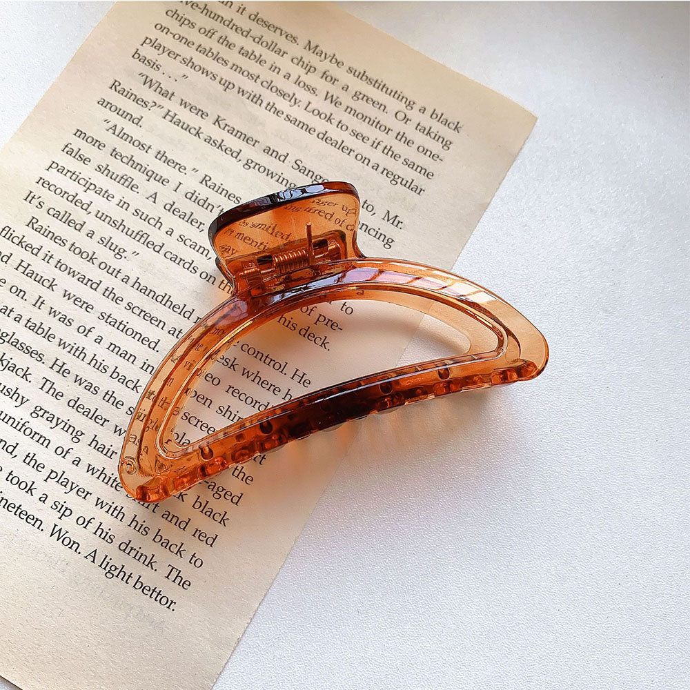 Kẹp Tóc Cỡ Lớn Bằng Nhựa Acrylic Tiện Dụng