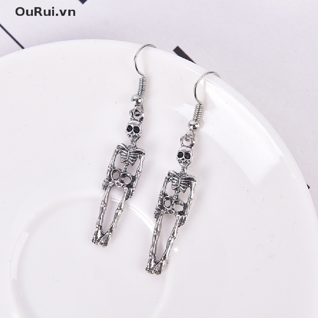 Bông Tai Hình Bộ Xương Phong Cách Cổ Điển Dành Cho Nữ