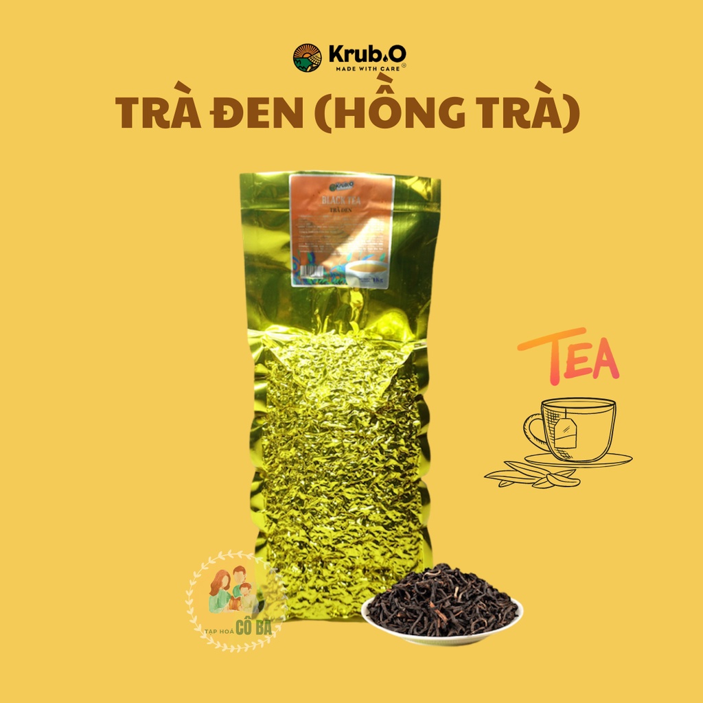 Hồng Trà (Trà Đen) Krub.O - Gói chiết - Nguyên liệu trà sữa truyền thống