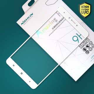 Cường lực Xiaomi Redmi Note 4X hiệu Nillkin Full LCD viền Trắng