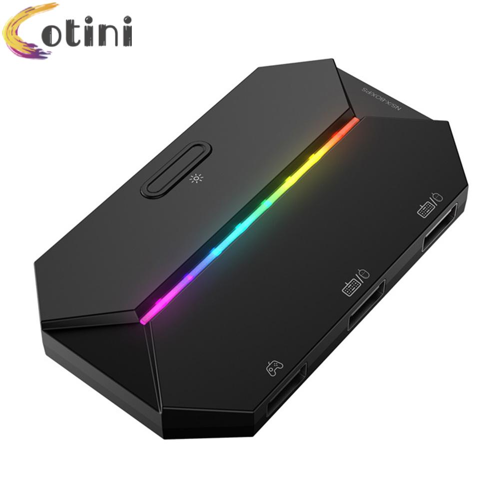 Bộ chuyển đổi chuột và bàn phím chơi game COTINI G6L cho PS3 PS4