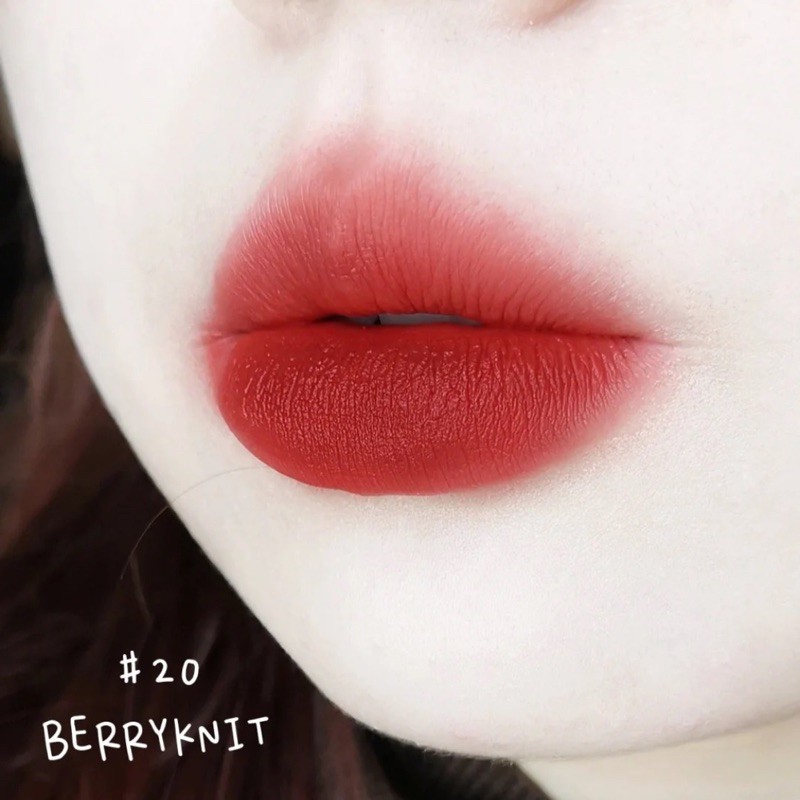 Son Romand Velvet Tint #20 Berry Knit đỏ dâu rừng