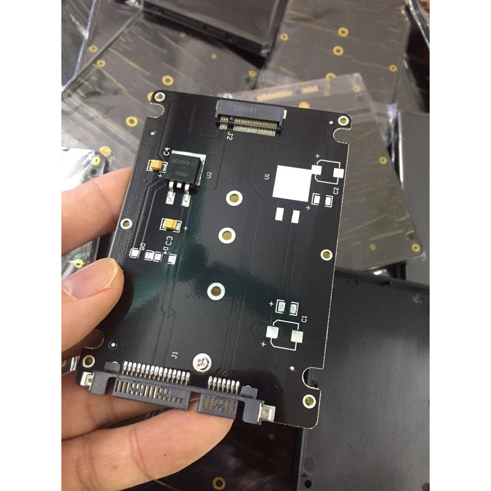 Adapter- Box Chuyển Đổi SSD M.2 SATA Sang 2.5"inch Chuẩn SATA3 6Gb/s Bảo Hành 12 Tháng 1 Đổi 1