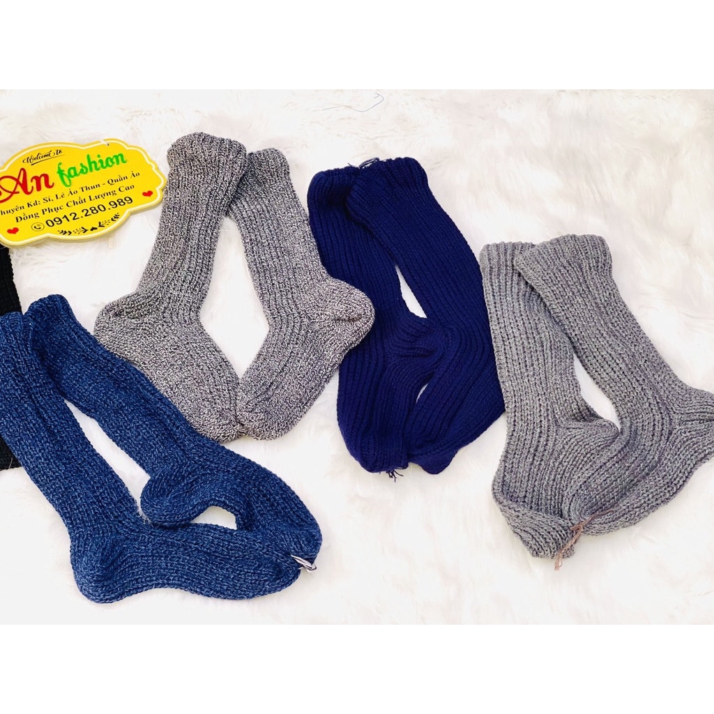 Tất len, Vớ len siêu dày siêu ấm dùng mang trong kho lạnh âm 25 độ