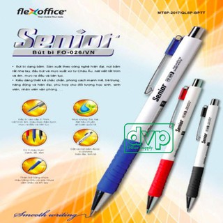 ⚡Giá siêu [HOT]⚡ Bút bi Flexoffice SENIOR FO-026 (thân vỏ trắng)