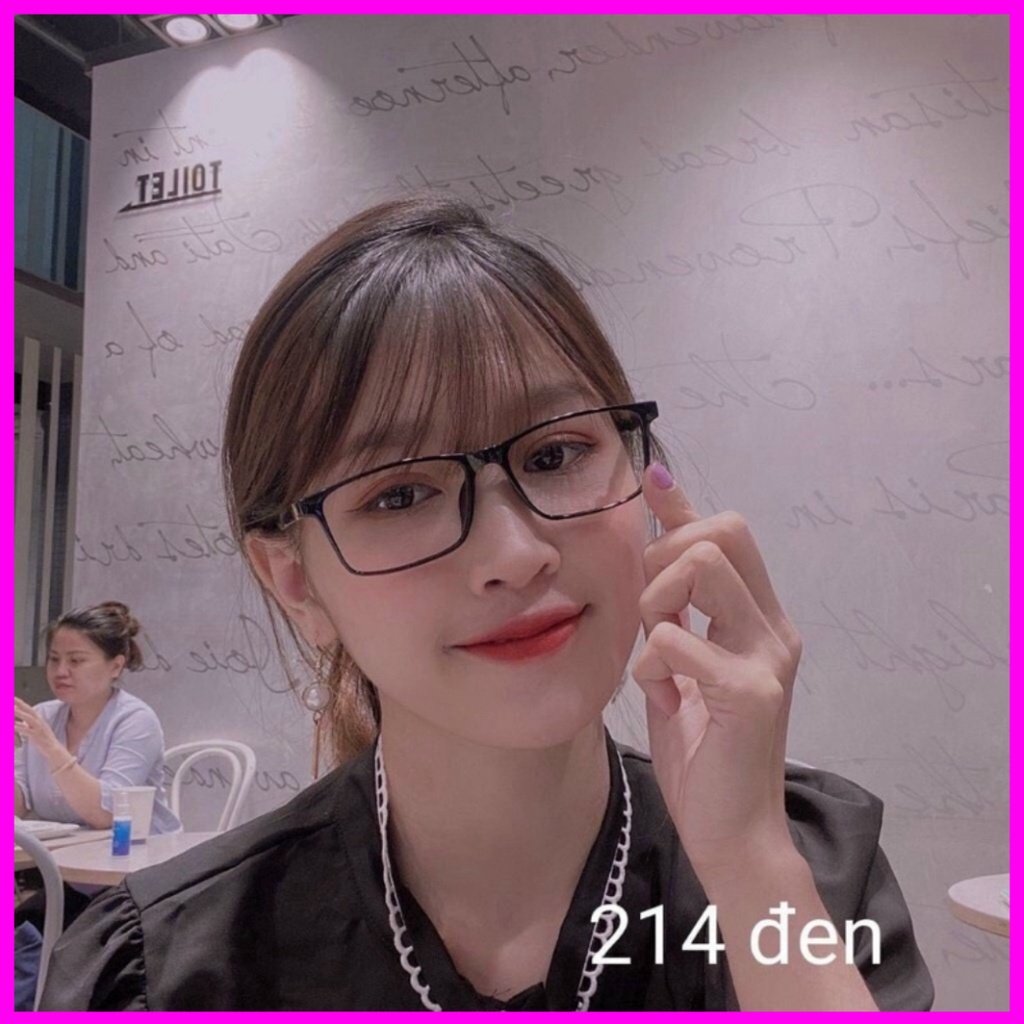 Gọng kính cận vuông UNISEX nhựa dẻo nhiều màu- phụ kiện thời trang thời trang-NHẬN CẮT MẮT CẬN, VIỄN , LOẠN
