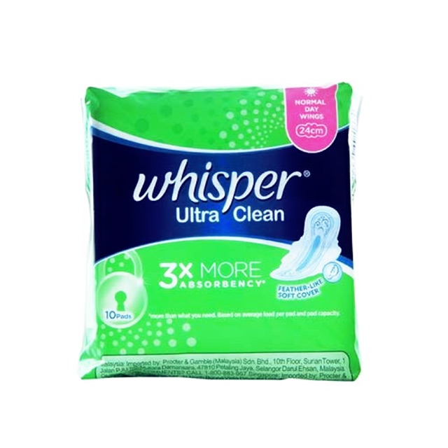 Băng vệ sinh Whisper Ultra Clean 3X (12 miếng)