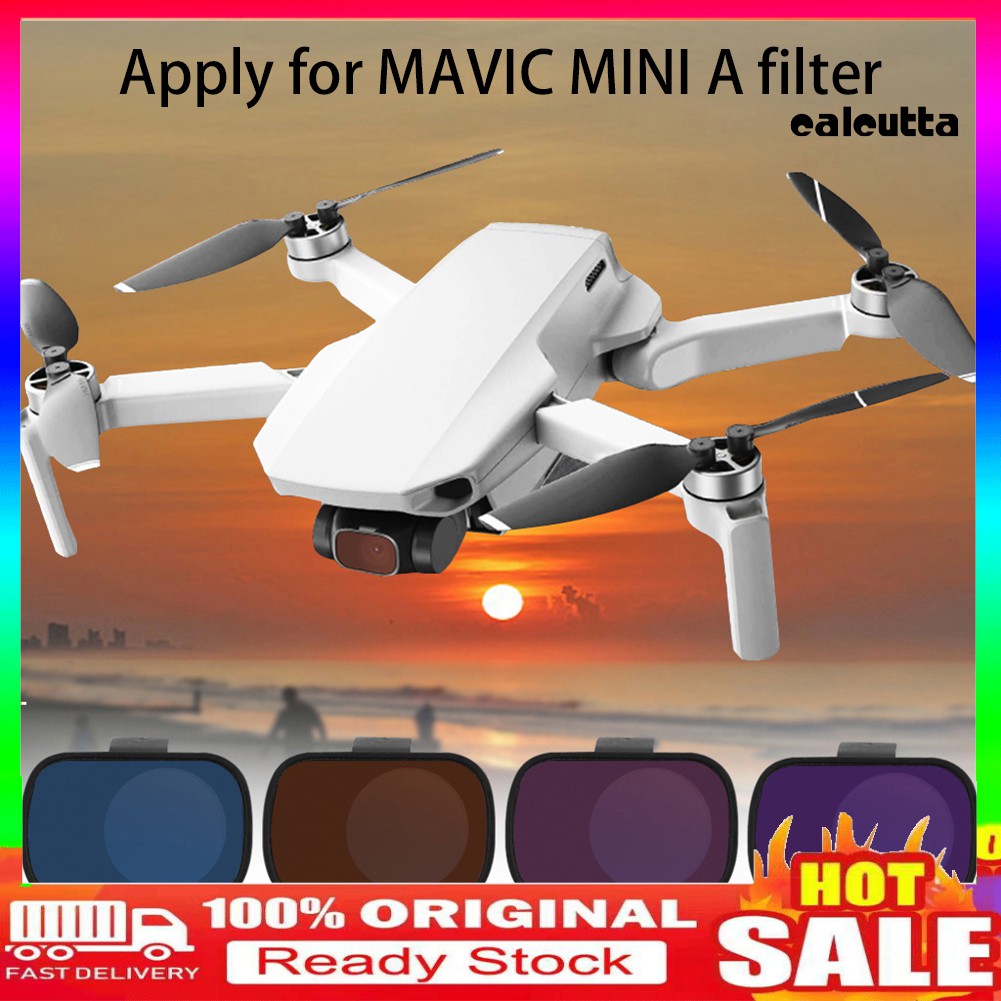 Bộ Kính Lọc Nd8 / 16 / 32 / 64 Uv Cpl Cho Máy Bay Quay Phim D-Ji Mavic Mini