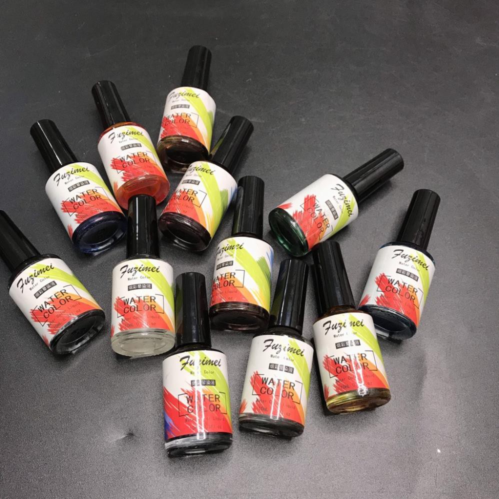 [Đồ Nail] Set 12 chai cồn loang