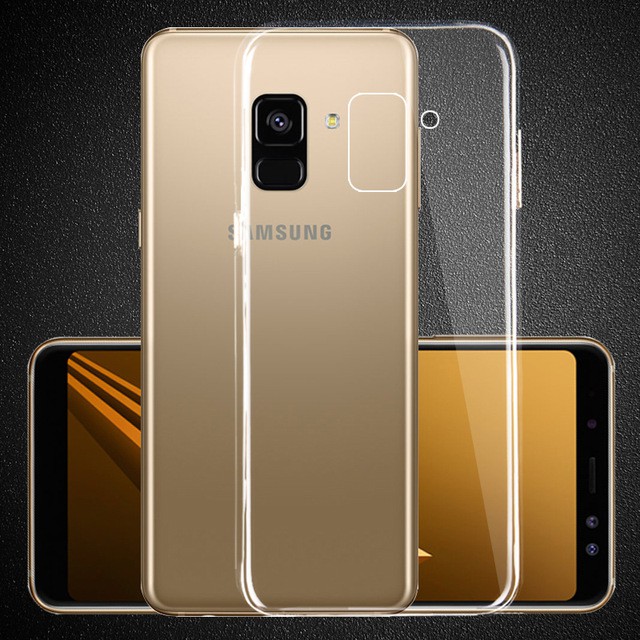 Ốp dẻo trong suốt Samsung Galaxy J6 Plus / J6+ (Loại A+)