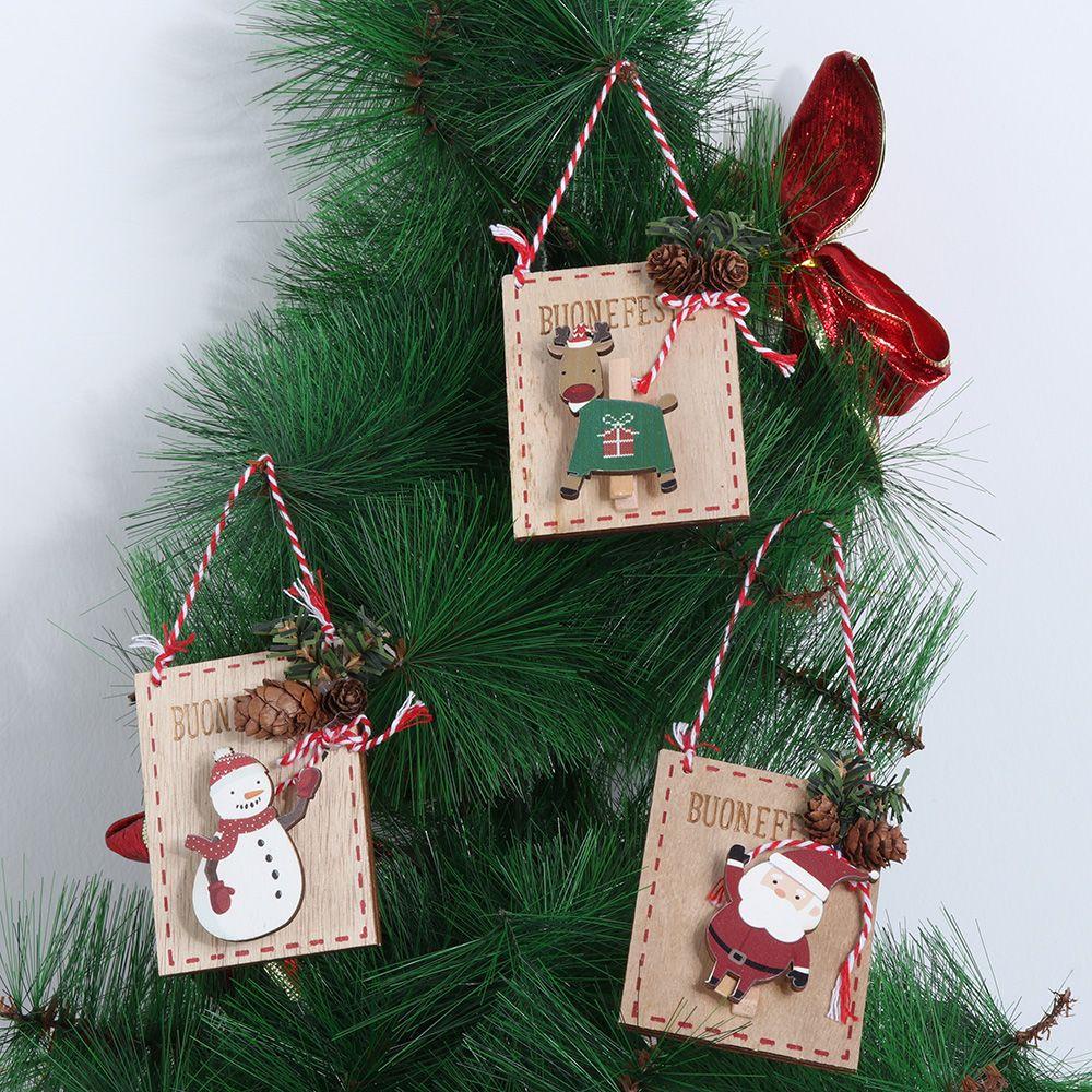 LAKAMIER Kẹp Gỗ Treo Trang Trí Giáng Sinh