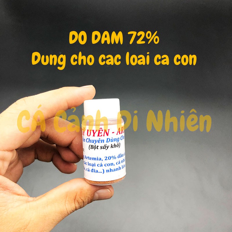 Thức ăn cho cá Artemia bột sấy khô 10 gram cám cho cá con