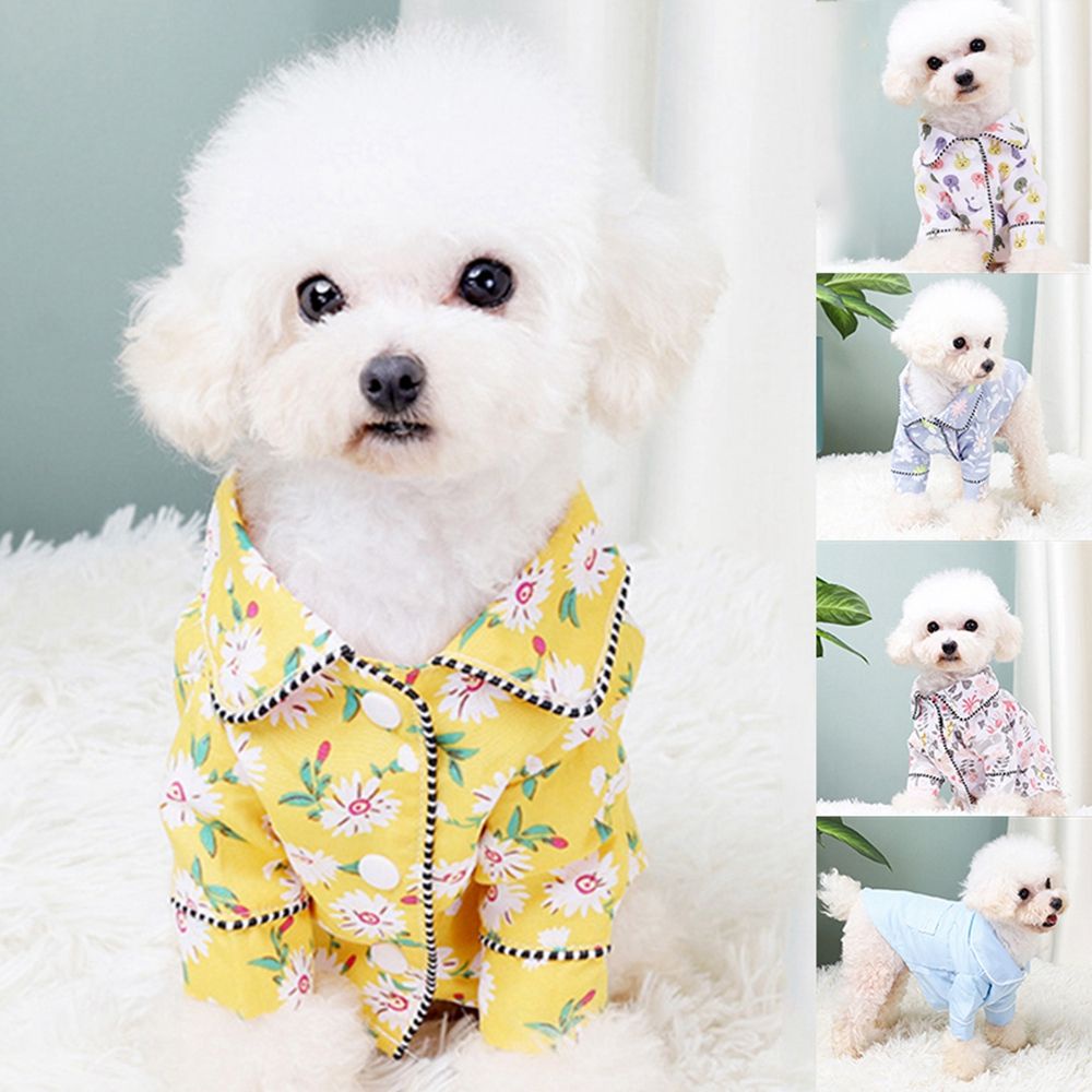 Áo khoác pijama phong cách sang trọng thời trang cho thú cưng chó con chó bull nhỏ trung bình