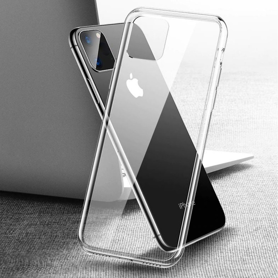 Ốp lưng Silicon dẻo trong suốt cho iPhone IP 6 Plus 7 Plus X Xs Max 11 Pro 12 Mini cao cấp không ko ố bảo vệ điện thoại