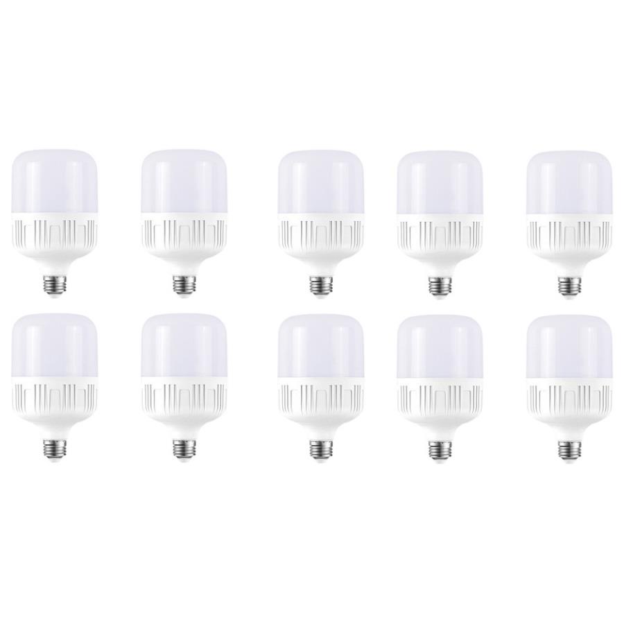 Bộ 10 bóng đèn led búp trụ 25w kín nước siêu sáng siêu bền