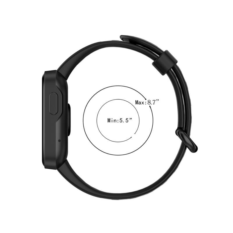 Silicone Dây Đeo Thay Thế Chất Liệu Silicon Màu Trơn Cho Xiaomi Mi Watch Lite / Redmi