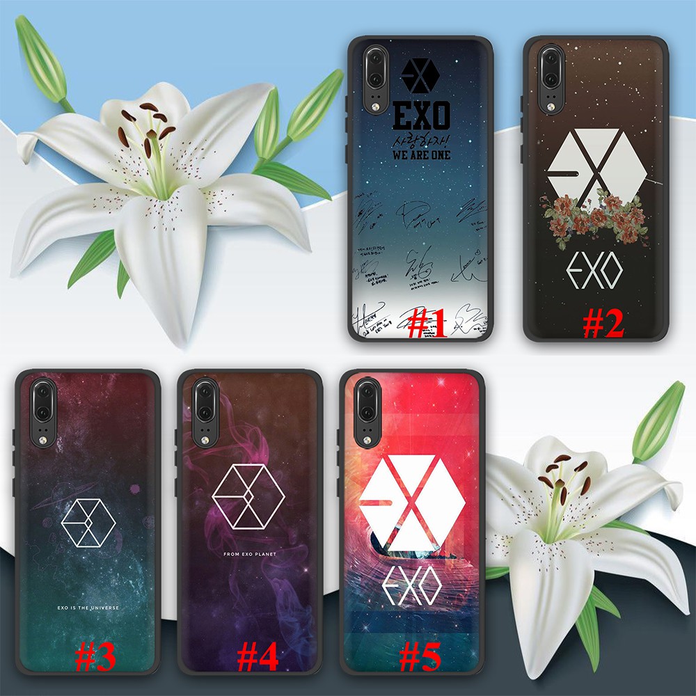 Ốp Điện Thoại Silicon Mềm In Logo Exo Cho Huawei Mate 10 20 Lite 30 Pro Y6 Y7 Y9 Prime 2019 2018