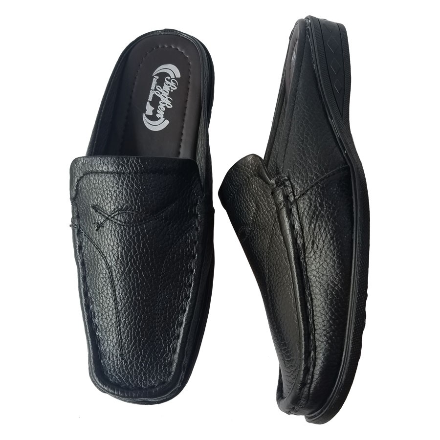 Dép Bít Mũi Nam Da Bò BIGBEN Cao Cấp SB80