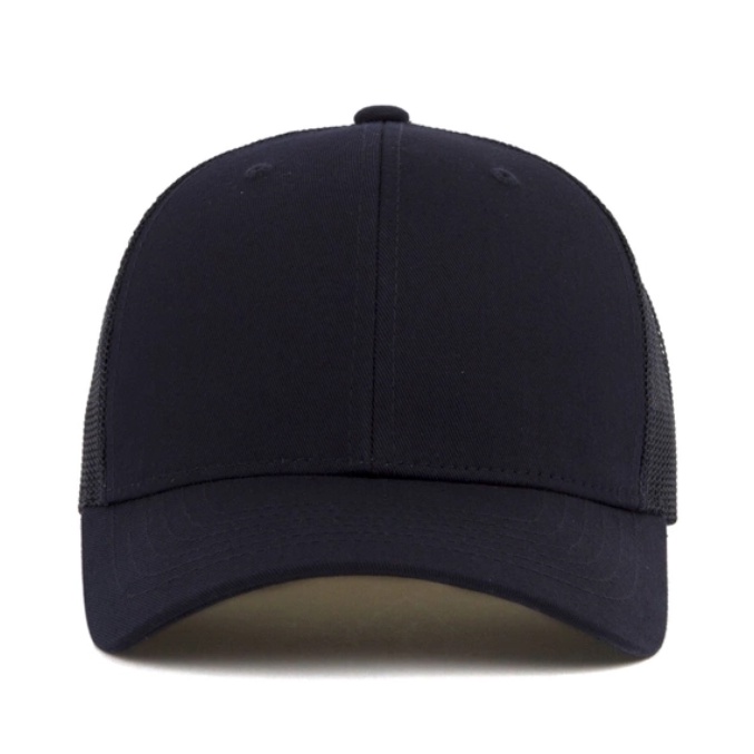 Nón lưới Lưỡi Trai Trơn BLANK 6 meshcap navy NN381 Màu Đen