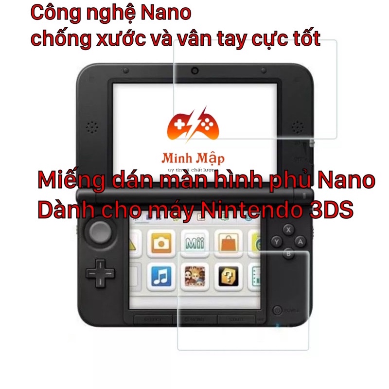 [Hỏa tốc]miếng dán màn hình Nano Nintendo 3DS