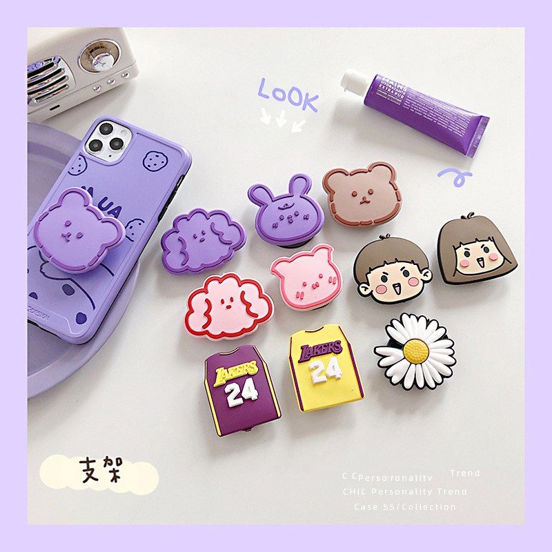 Giá đỡ điện thoại silicon Lazy | BigBuy360 - bigbuy360.vn