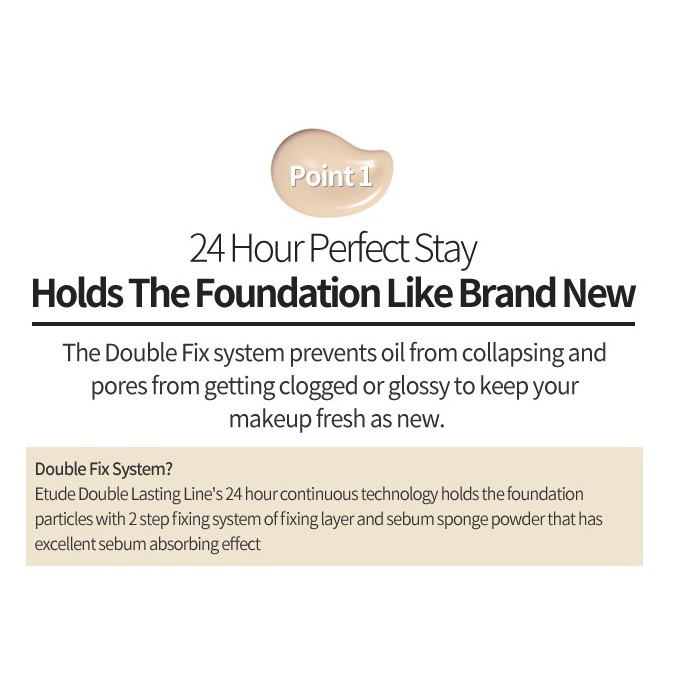 [Hàng mới về] Kem nền dạng lỏng siêu lâu trôi Etude House Spf35 Pa + + 30g