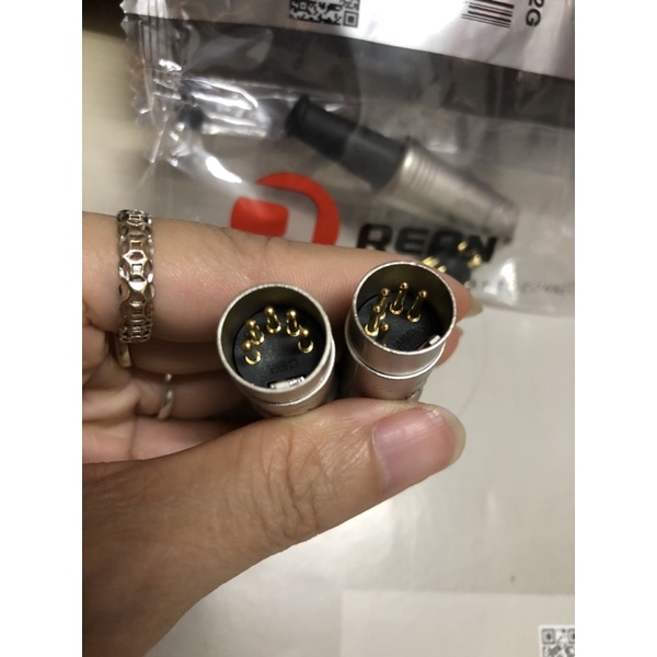 Jack midi din 5 chân cao cấp mạ vàng chính hãng dành cho amply cổ,đức,châu âu