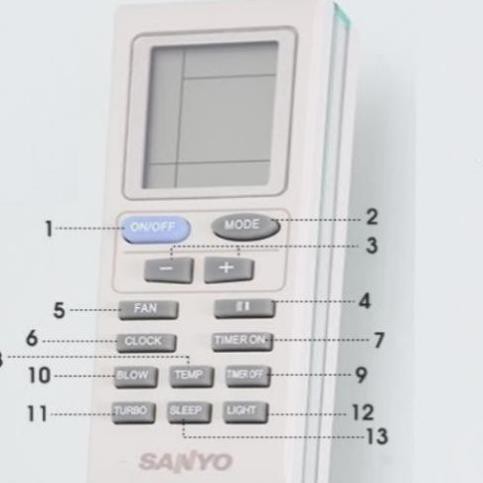 Khiển điều hòa SANYO