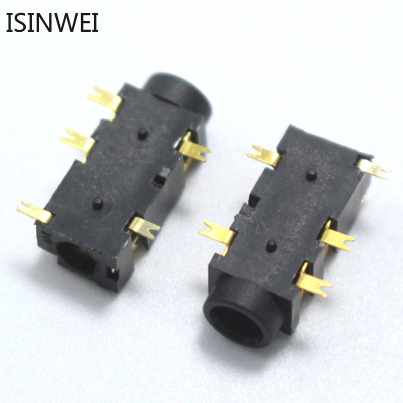 Set 10 Đầu Nối Âm Thanh PJ-327A 3.5mm PJ327A 5P SMD 3 + 2 Pin Mạ Vàng Chuyên Dụng