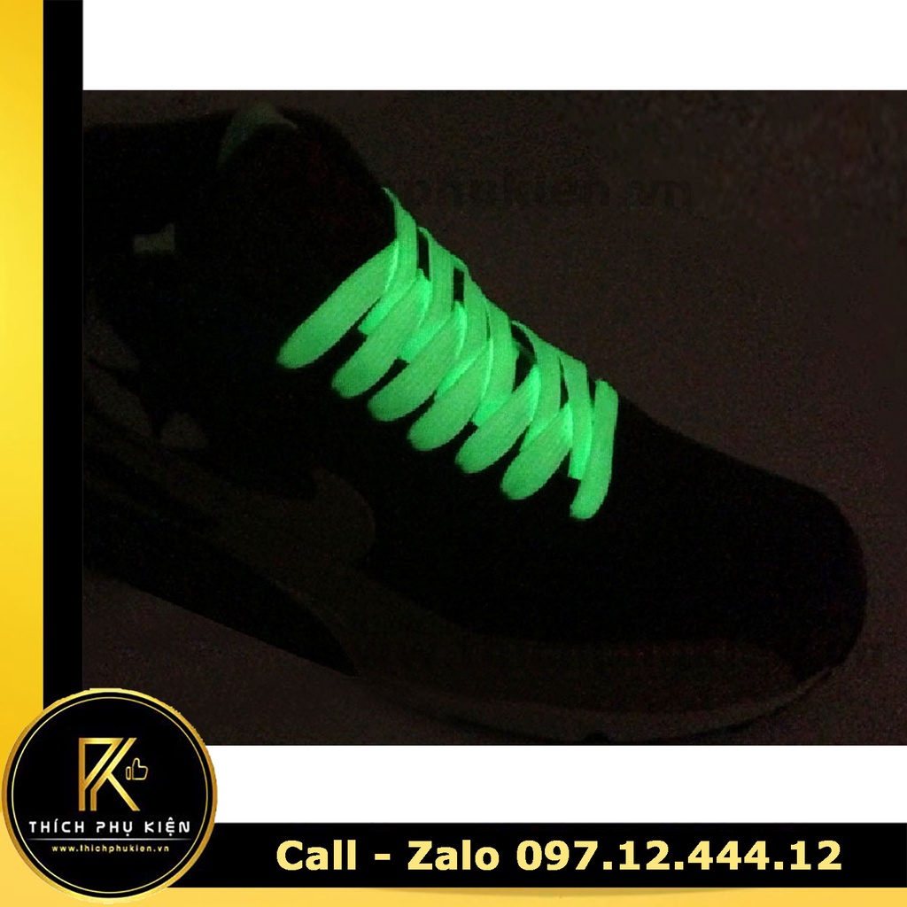 Dây Giày Thể Thao Sneaker Nam/Nữ Dạ Quang/Phản Quang - 120cm/2 Dây
