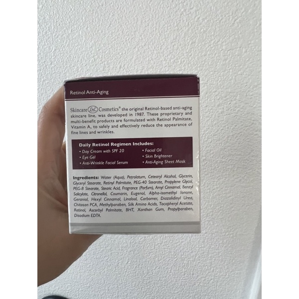 Kem dưỡng chống lão hoá ngày/đêm Retinol Vitamin Enriched 50g