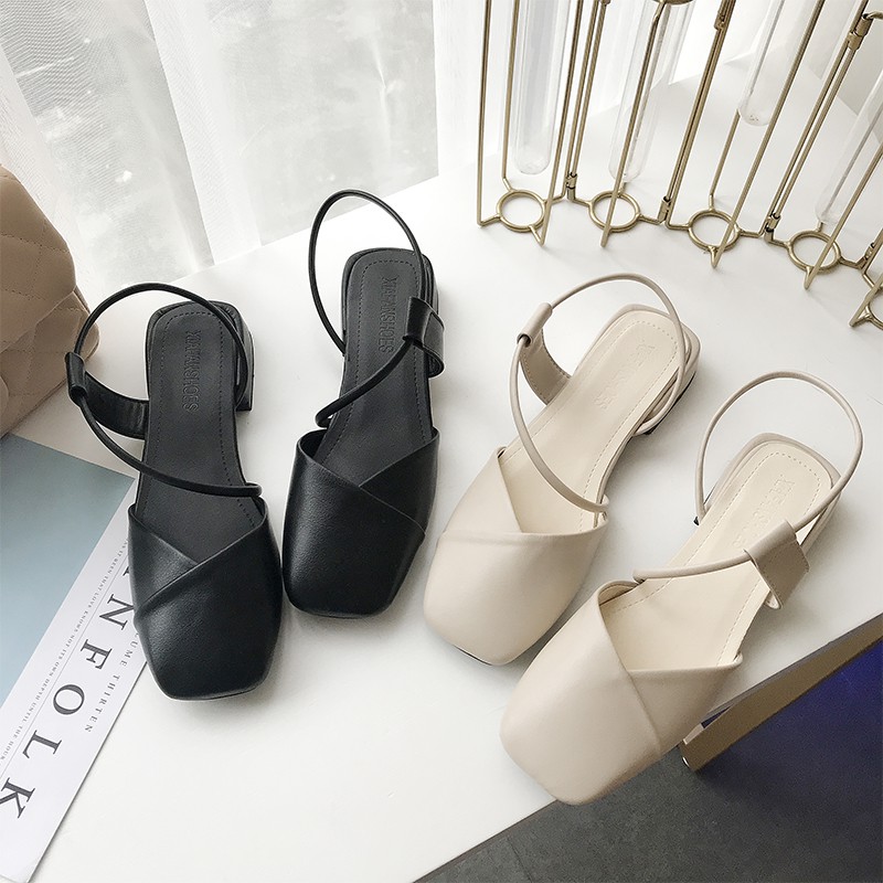 Giày Sandal Đế Thấp Thời Trang Cho Nữ