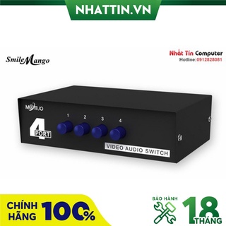 Bộ chuyển mạch tín hiệu AV 4 cổng vào 1 cổng ra MT-431AV chính hãng MT-VIKI