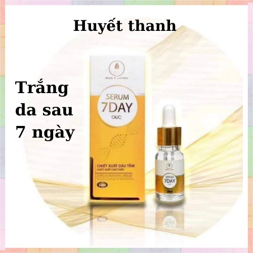 HÀNG CHÍNH HÃNG- Serum Huyết Thanh Truyền Trắng Da olic 7day 10ml đủ tem