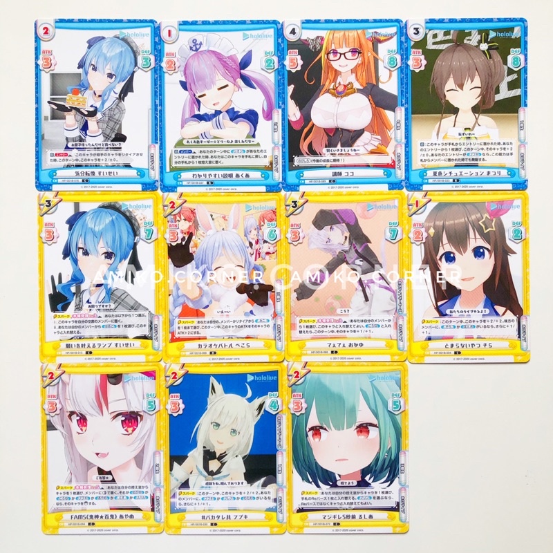Lẻ card hololive rebirth hàng chính hãng đọc kĩ mô tả
