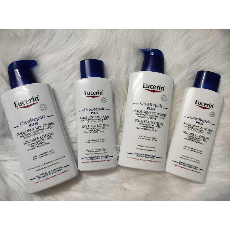 Lotion Dưỡng Ẩm Phục Hồi Da Khô Eucerin UreaRepair Plus 5% và 10% Urea Lotion 400ml