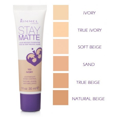 KEM NỀN KIỀM DẦU RIMMEL STAY MATTE LIQUID NHẬP KHẨU CHÍNH HÃNG