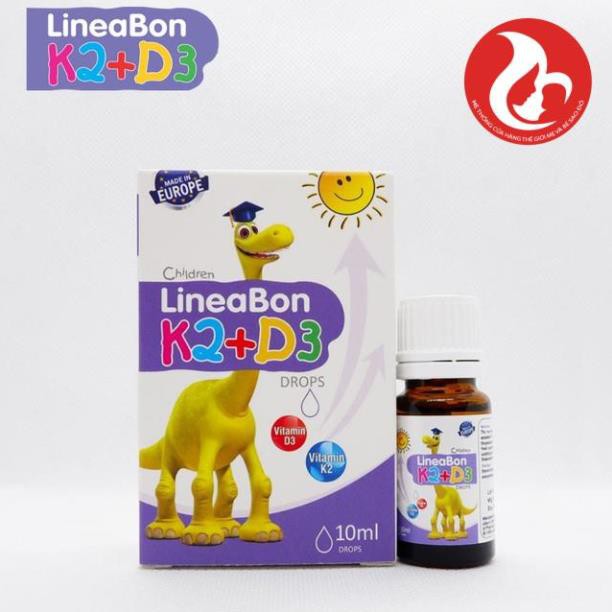 Vitamin D3 + K2 LineaBon Hỗ Trợ Hấp Thụ Canxi
